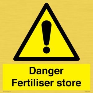 Danger Fertiliser store